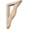 Ekena Millwork Funston Traditional Smooth Bracket w/ Offset Brace, Douglas Fir, 5 1/2"W x 32"D x 44"H BKT0604X32X44FST01SDF - alternate 1